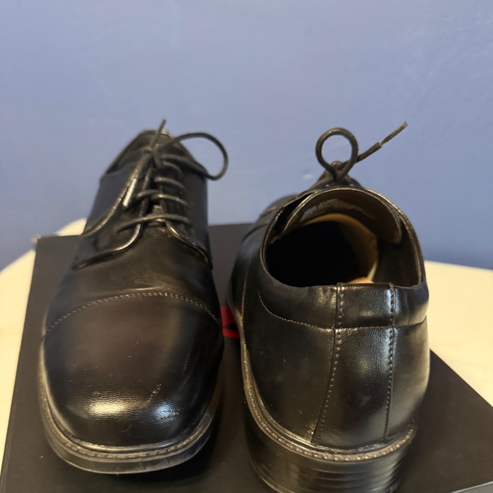 Apt 9 Black Leather Men's Dress Shoes